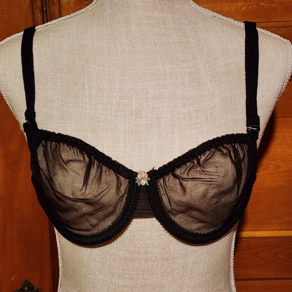 Vintage Goddess black bra
